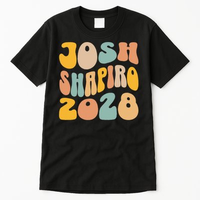 Josh Shaprio 2028 for President Resist Wavy Groovy Election Tall T-Shirt