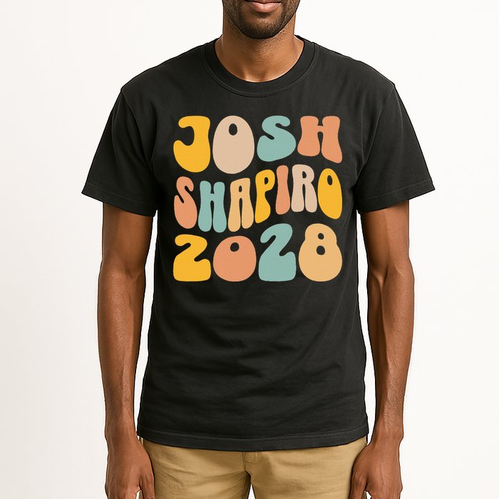 Josh Shaprio 2028 for President Resist Wavy Groovy Election Tall T-Shirt