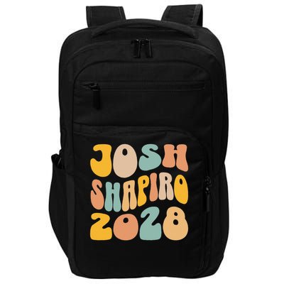 Josh Shaprio 2028 for President Resist Wavy Groovy Election Impact Tech Backpack