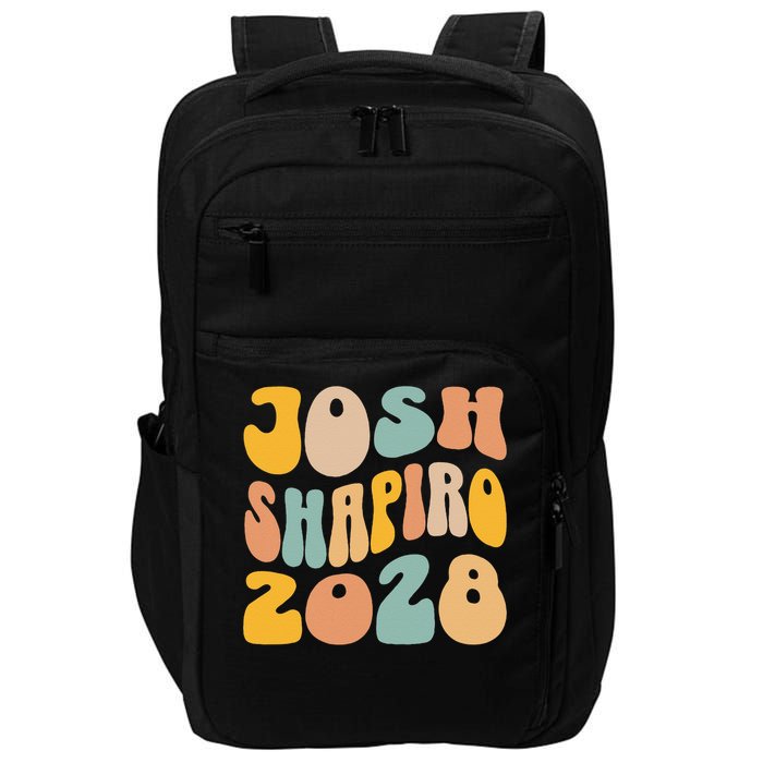 Josh Shaprio 2028 for President Resist Wavy Groovy Election Impact Tech Backpack