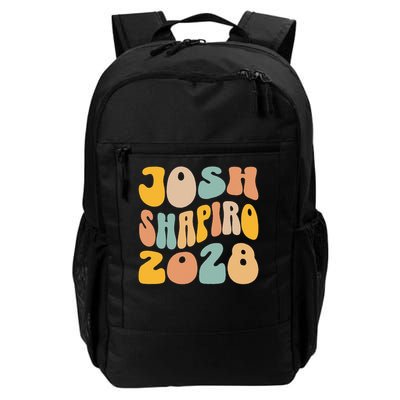Josh Shaprio 2028 for President Resist Wavy Groovy Election Backpack