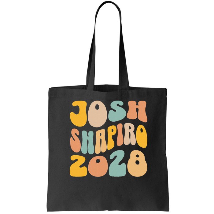Josh Shaprio 2028 for President Resist Wavy Groovy Election Bag