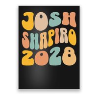 Josh Shaprio 2028 for President Resist Wavy Groovy Election Poster