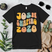 Josh Shaprio 2028 for President Resist Wavy Groovy Election Premium T-Shirt