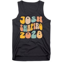 Josh Shaprio 2028 for President Resist Wavy Groovy Election Tank Top