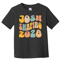 Josh Shaprio 2028 for President Resist Wavy Groovy Election Toddler T-Shirt