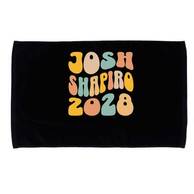Josh Shaprio 2028 for President Resist Wavy Groovy Election Microfiber Hand Towel