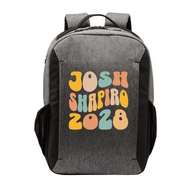 Josh Shaprio 2028 for President Resist Wavy Groovy Election Vector Backpack