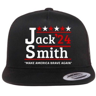 Jack Smith 2024 Make America Brave Again Flat Bill Trucker Hat