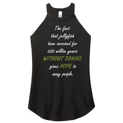 Jellyfish Survived 650 Million Years Women’s Perfect Tri Rocker Tank