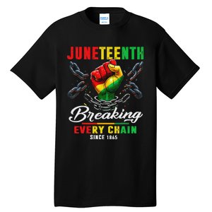 Juneteenth Shirts African American Freedom 1865 Tall T-Shirt