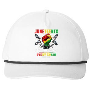 Juneteenth Shirts African American Freedom 1865 Snapback Five-Panel Rope Hat