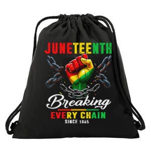 Juneteenth Shirts African American Freedom 1865 Drawstring Bag