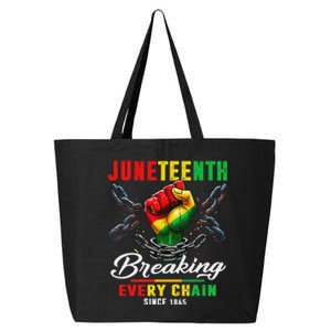 Juneteenth Shirts African American Freedom 1865 25L Jumbo Tote