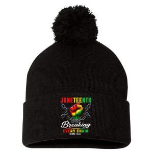 Juneteenth Shirts African American Freedom 1865 Pom Pom 12in Knit Beanie