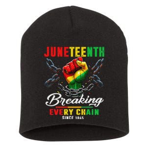 Juneteenth Shirts African American Freedom 1865 Short Acrylic Beanie