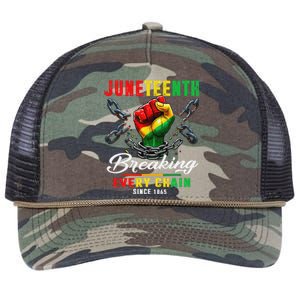 Juneteenth Shirts African American Freedom 1865 Retro Rope Trucker Hat Cap