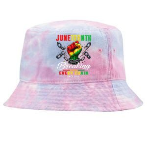 Juneteenth Shirts African American Freedom 1865 Tie-Dyed Bucket Hat