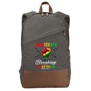 Juneteenth Shirts African American Freedom 1865 Cotton Canvas Backpack