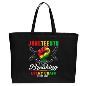 Juneteenth Shirts African American Freedom 1865 Cotton Canvas Jumbo Tote