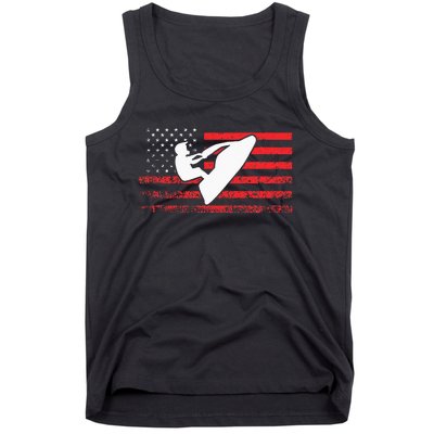 Jet Ski American Flag Funny Jet Skiing Gifts Tank Top