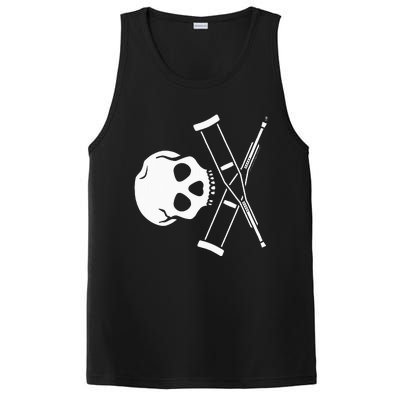 Jackass Skull And Crutches PosiCharge Competitor Tank