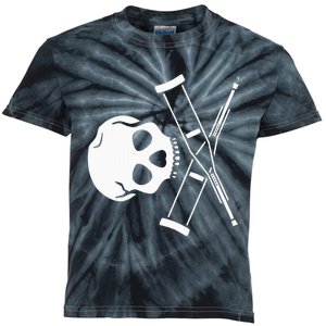 Jackass Skull And Crutches Kids Tie-Dye T-Shirt