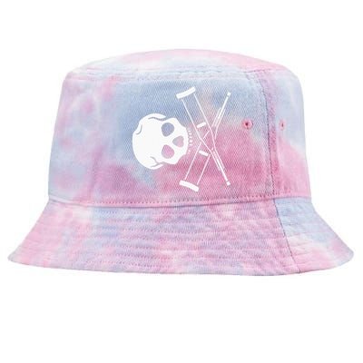 Jackass Skull And Crutches Tie-Dyed Bucket Hat