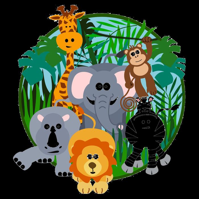Jungle Safari Animals City Backpack