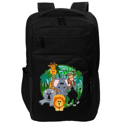 Jungle Safari Animals Impact Tech Backpack