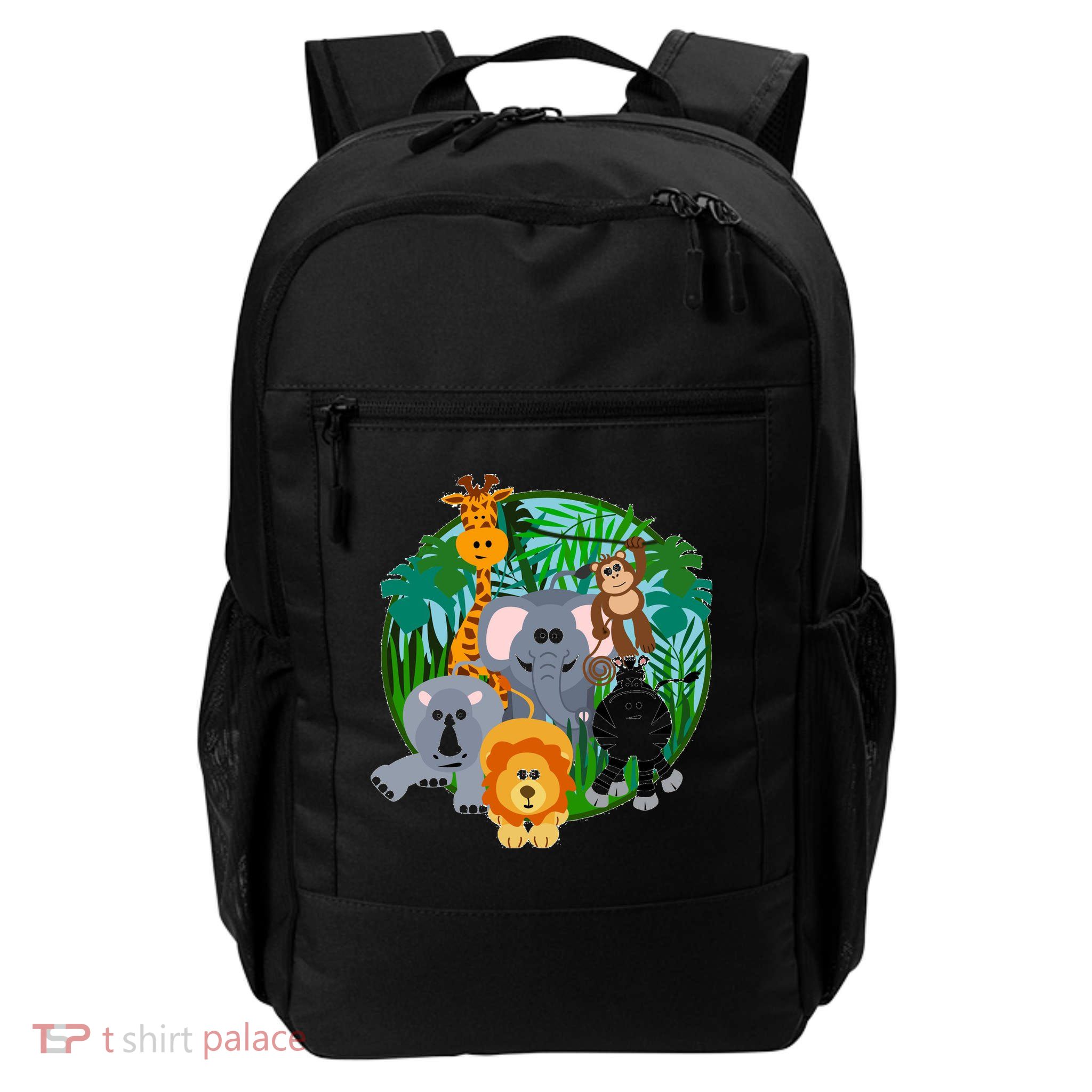 Jungle Safari Animals Daily Commute Backpack