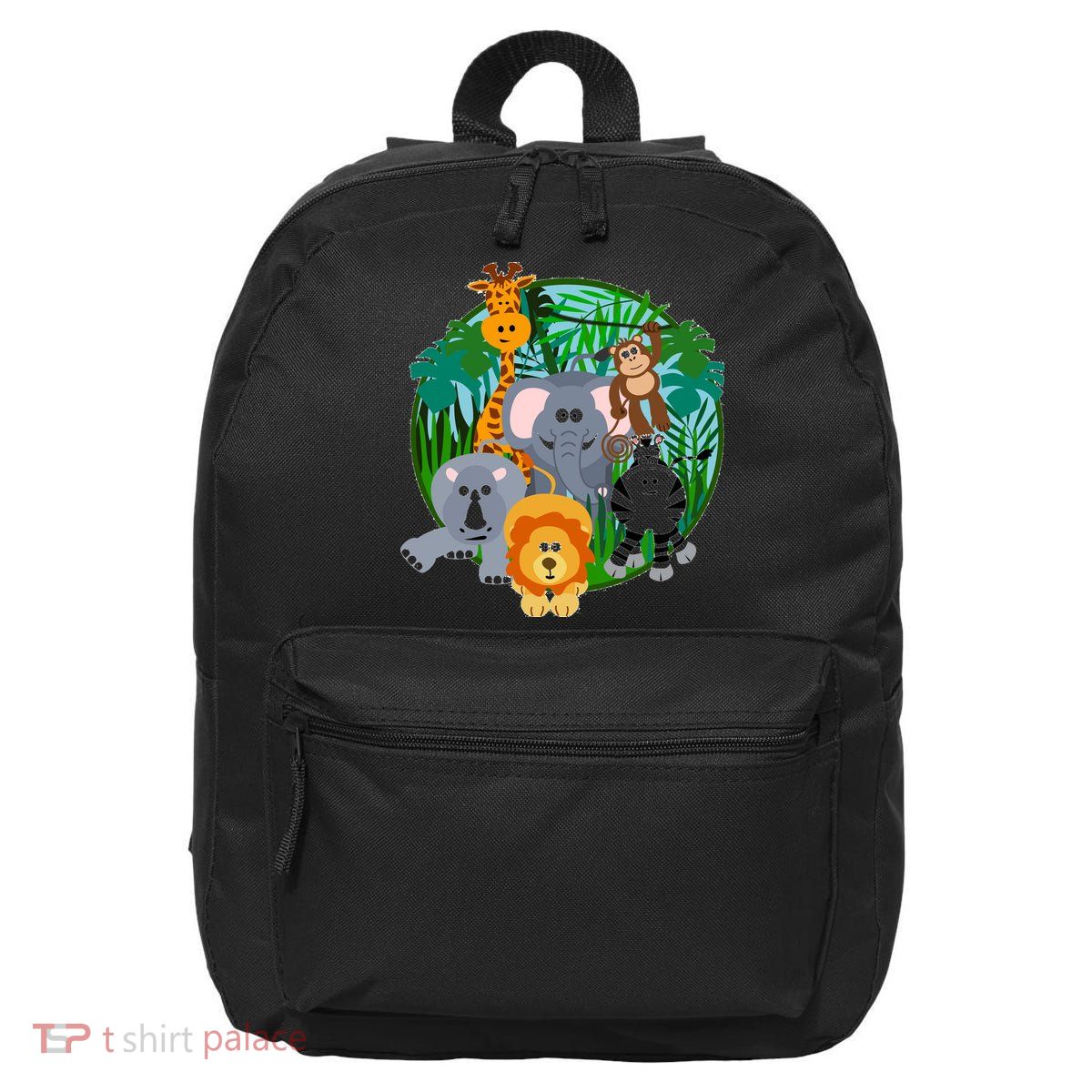 Jungle Safari Animals 16 in Basic Backpack