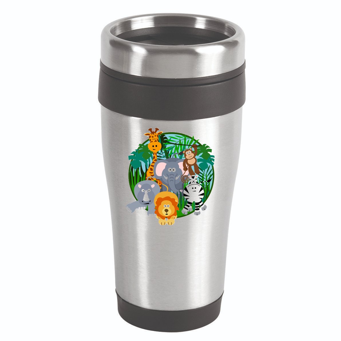 Jungle Safari Animals 16oz Travel Tumbler