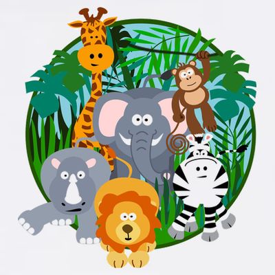 Jungle Safari Animals T-Shirt