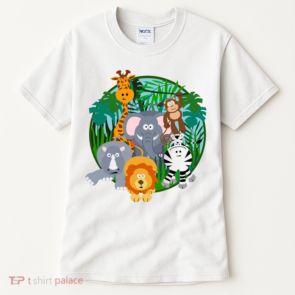Jungle Safari Animals Tall T-Shirt