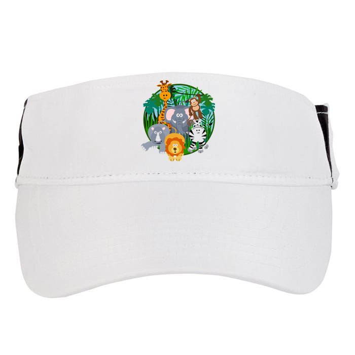 Jungle Safari Animals Adult Drive Performance Visor