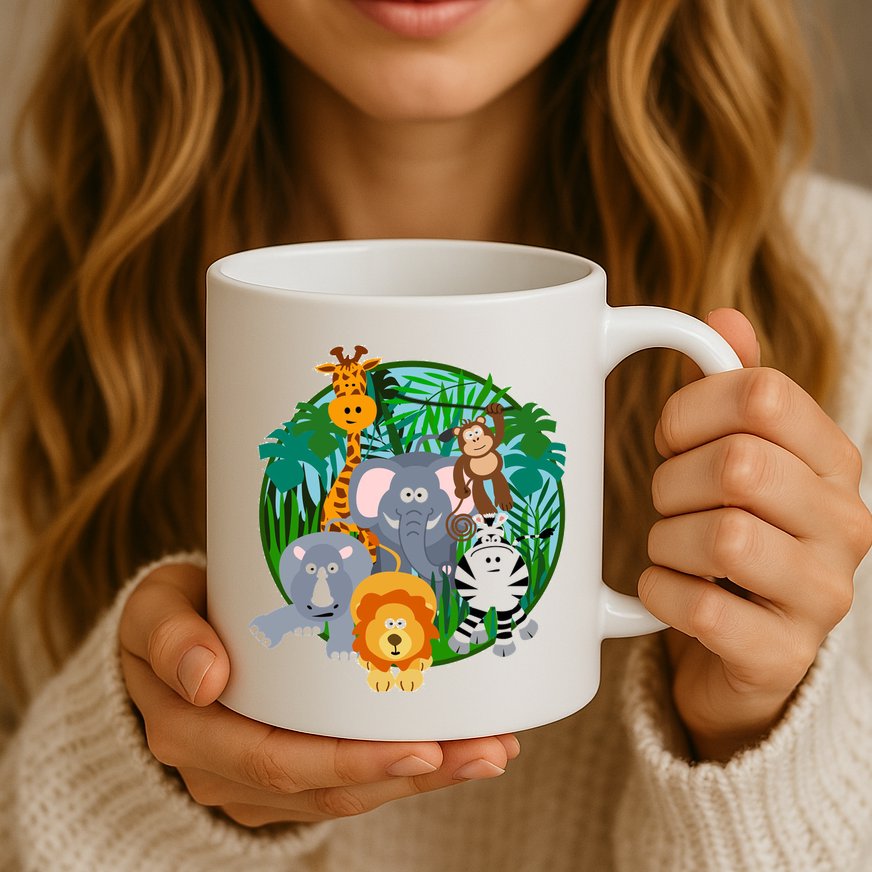 Jungle Safari Animals Mug