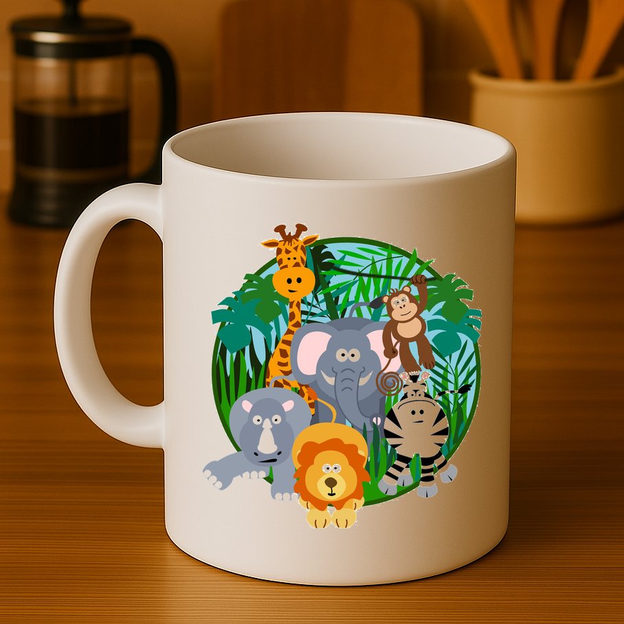 Jungle Safari Animals Mug