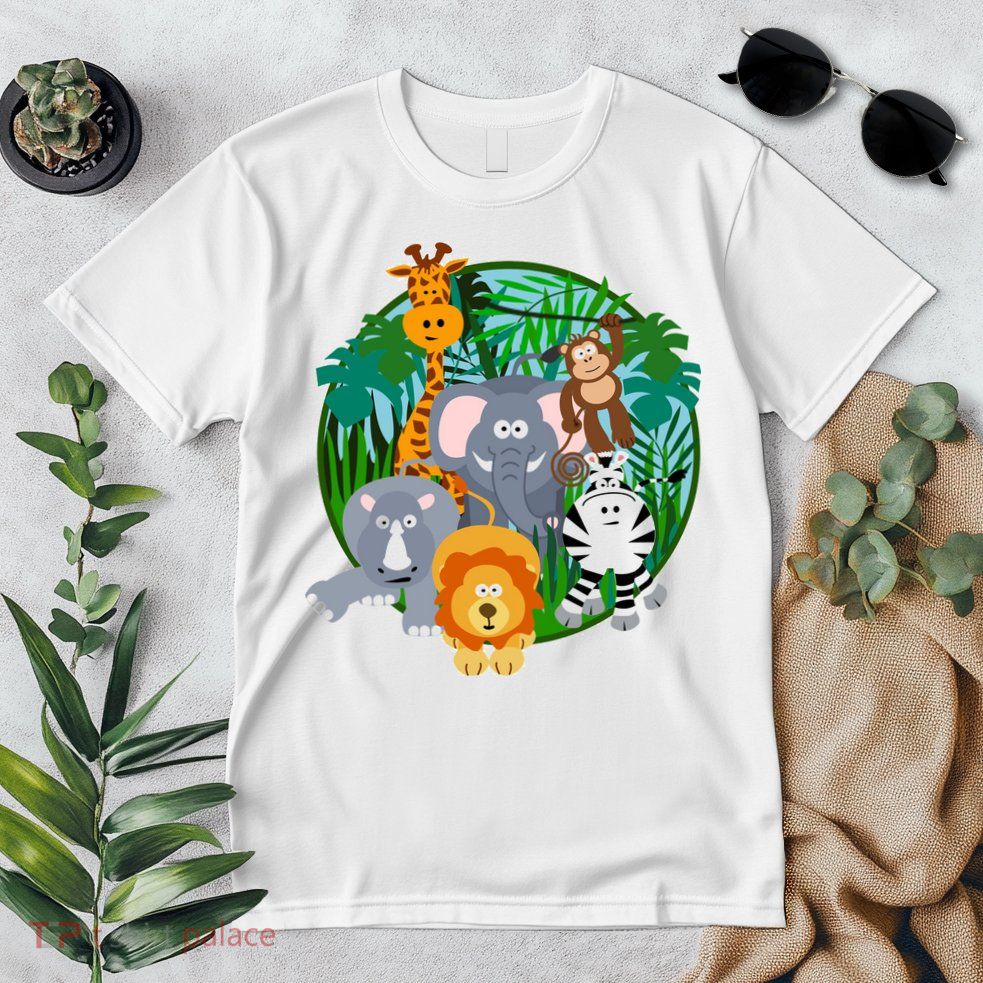 Jungle Safari Animals Premium T-Shirt