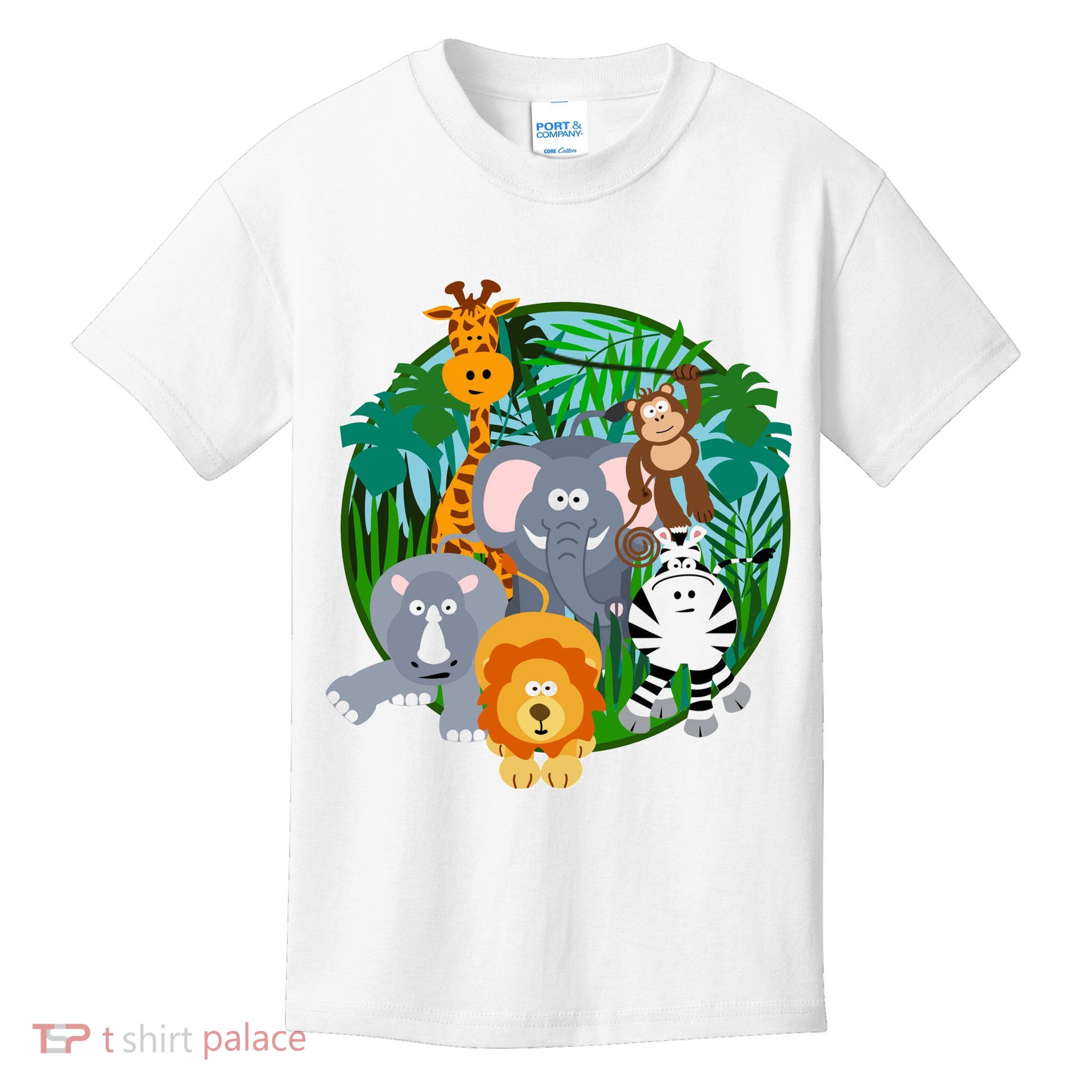 Jungle Safari Animals Kids T-Shirt