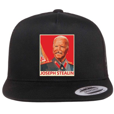 Joseph Stealin Anti Joe Biden Funny Shirts Anti Biden Flatbill Hat
