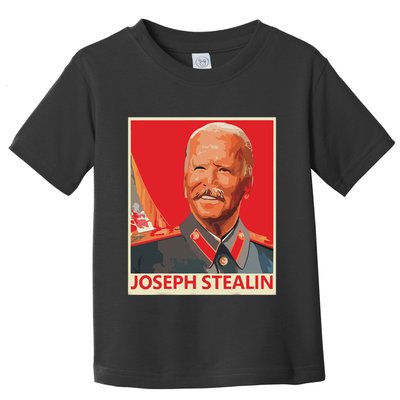 Joseph Stealin Anti Joe Biden Funny Shirts Anti Biden Toddler T-Shirt