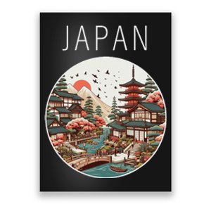 Japan Scenery Art Deco Poster