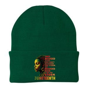 Juneteenth Shirts Afro American Black Women Black History Knit Cap Winter Beanie