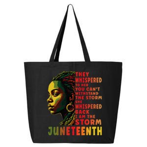 Juneteenth Shirts Afro American Black Women Black History 25L Jumbo Tote