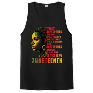 Juneteenth Shirts Afro American Black Women Black History PosiCharge Competitor Tank