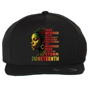 Juneteenth Shirts Afro American Black Women Black History Wool Snapback Cap