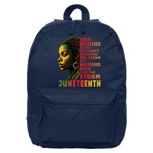 Juneteenth Shirts Afro American Black Women Black History 16 in Basic Backpack