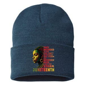 Juneteenth Shirts Afro American Black Women Black History Sustainable Knit Beanie