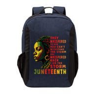 Juneteenth Shirts Afro American Black Women Black History Vector Backpack